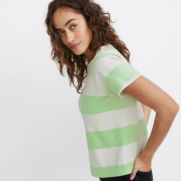 🌼 NWT Madewell Supima® cotton striped tee